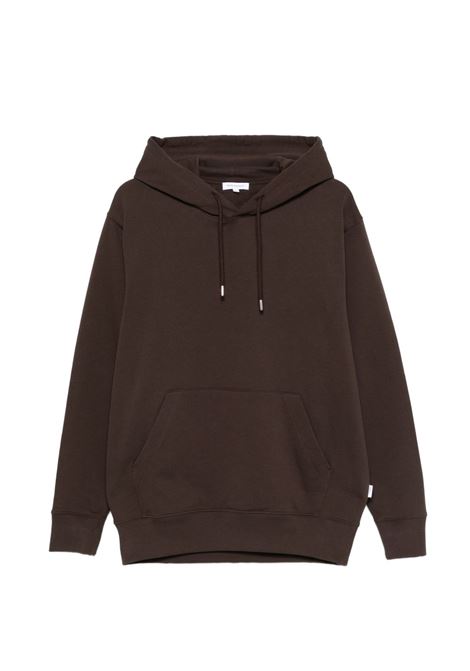 felpa norse standard hoodie uomo marrone NORSE PROJECTS | N20-13729024
